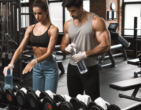Hygiène en salle de sport pendant une séance : utilisation d'Eau Germicide après contact avec des projectiles
