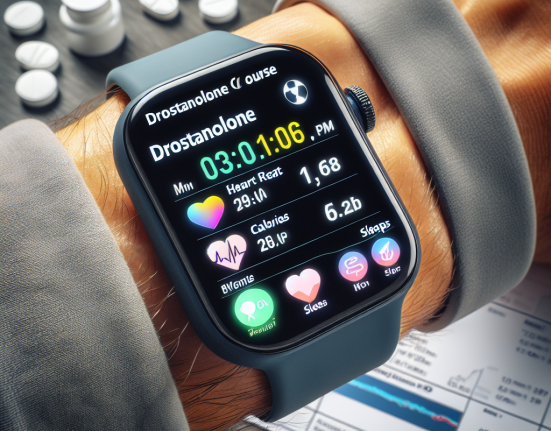 Que montrent les trackers d'activité pendant la cure de Drostanolone