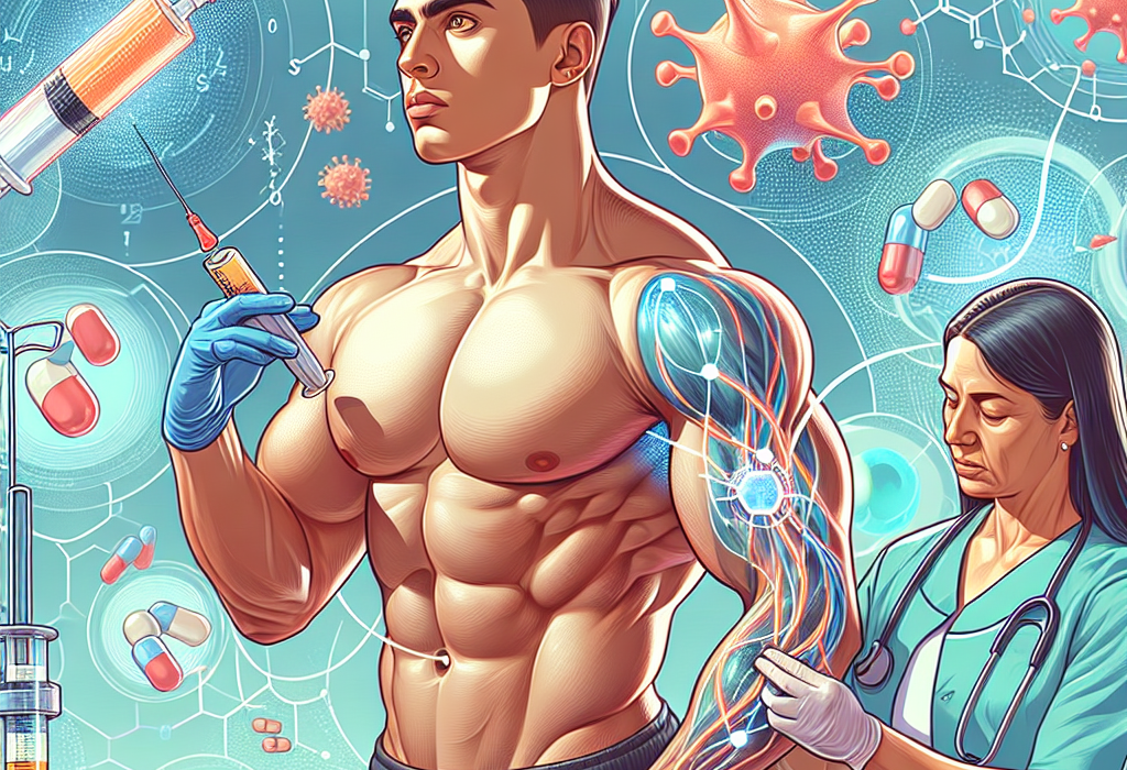 Injection et perfusion d'oxymétholone sur le métabolisme protéique des athlètes