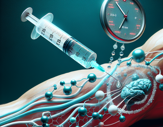 Injection et perfusion de stanozolol dans le sang pendant une heure