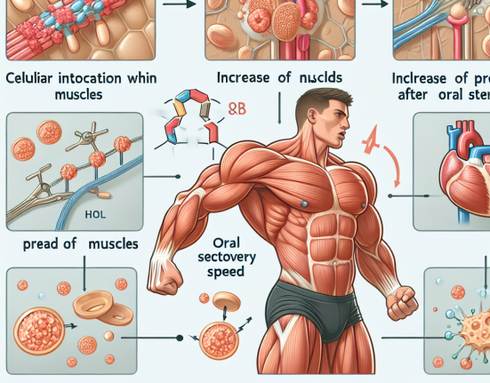 Les stéroïdes oraux et leur influence sur la vitesse de récupération musculaire après un effort physique