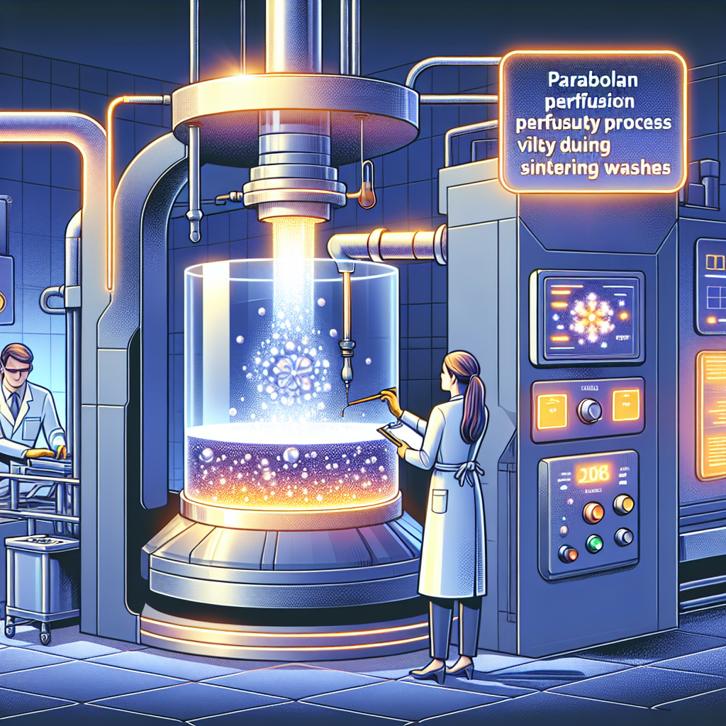 Perfusion de Parabolan pour la vitalité lors des lavages de frittage