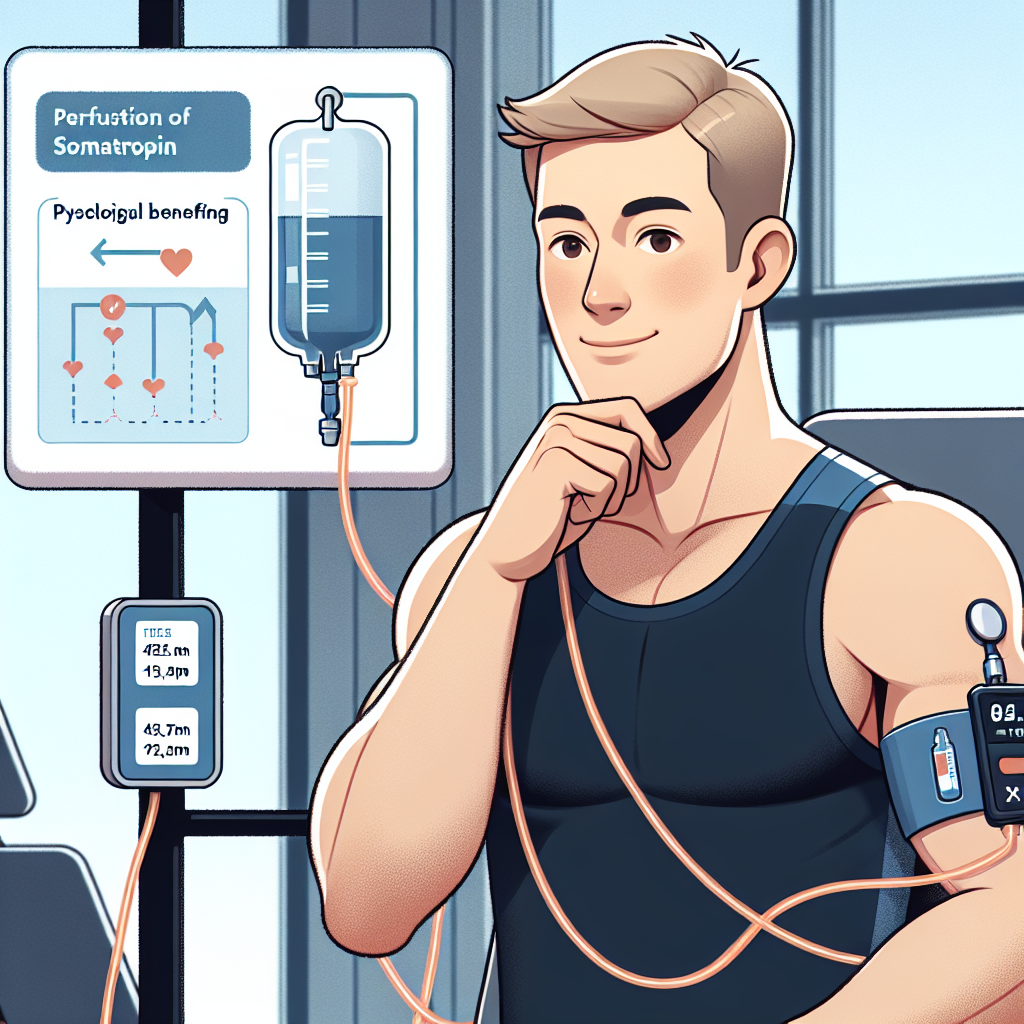 Perfusion de somatropine pour la motivation sportive et le bien-être psychologique