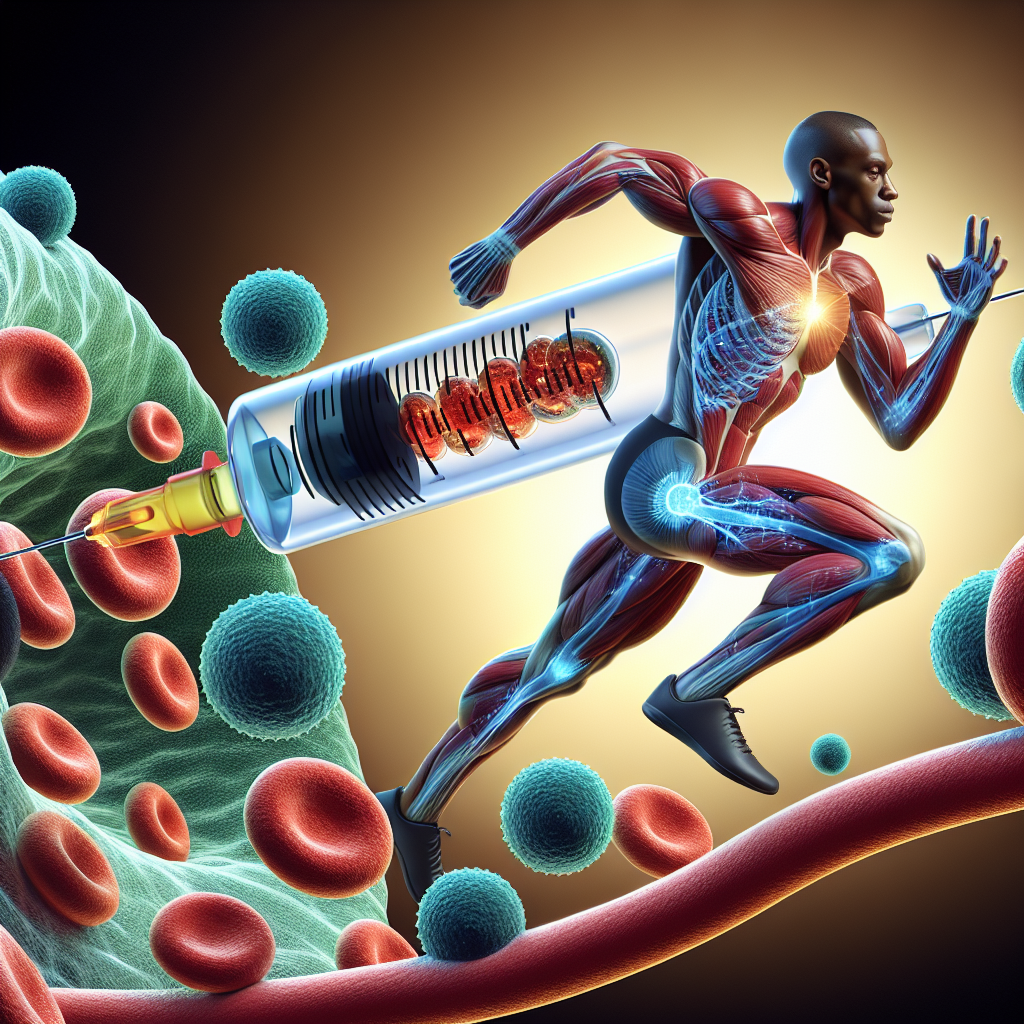 Perfusion de somatropine sur le système immunitaire des athlètes