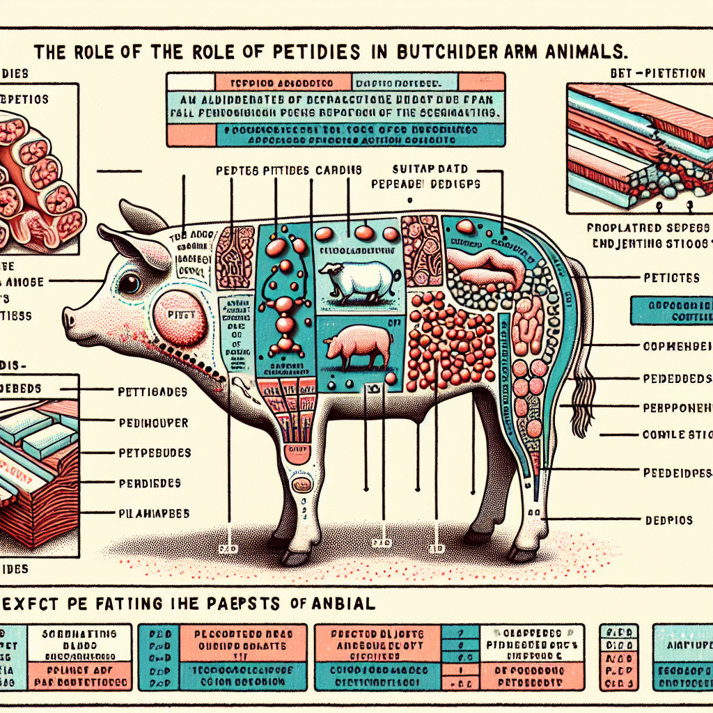 Rôle des peptides chez les animaux de boucherie abattus