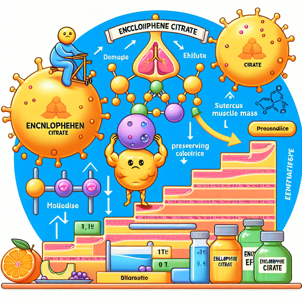 Citrate d'enclomifène et préservation musculaire en cas de déficit calorique