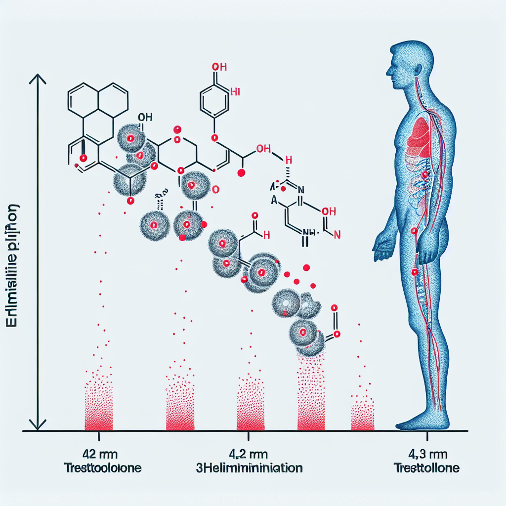 Élimination et demi-vie de la Trestolone
