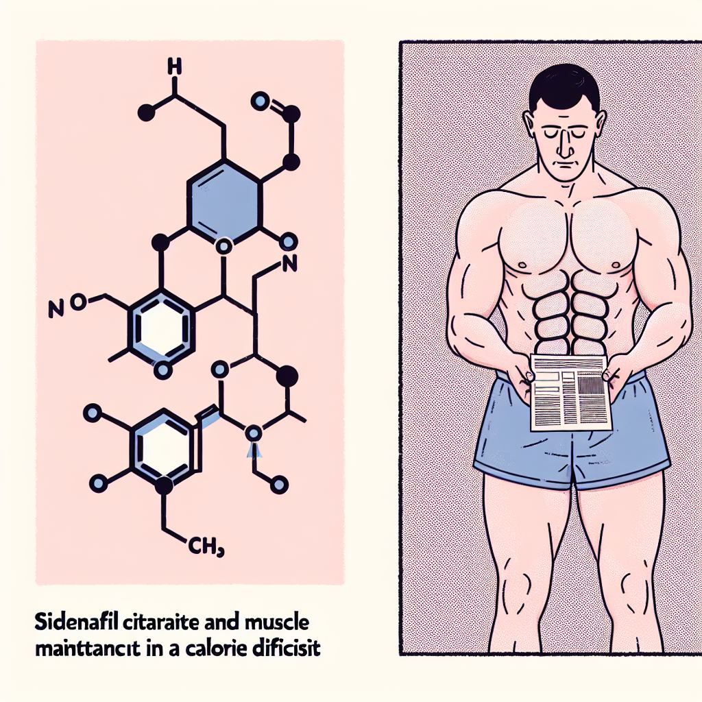 Citrate de sildénafil et maintien de la masse musculaire en cas de déficit calorique