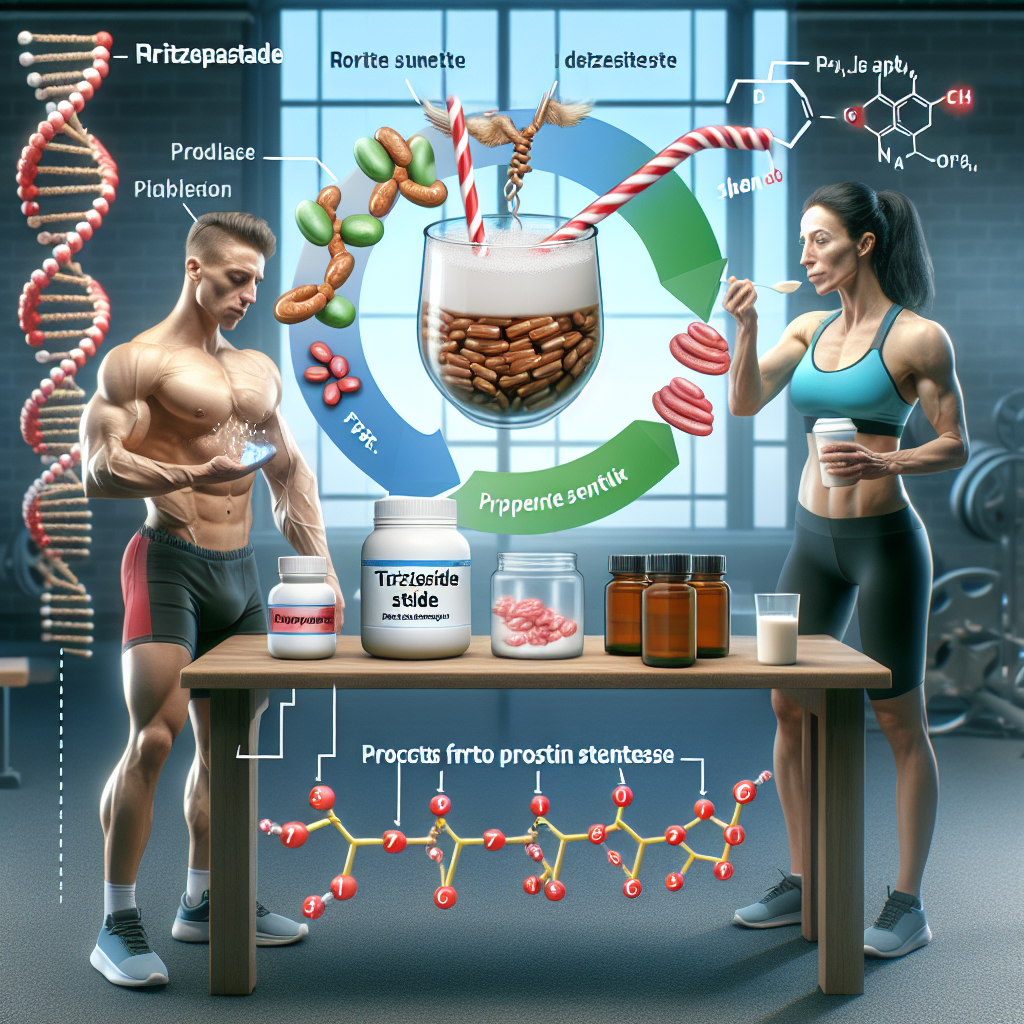 Comment le tirzépatide affecte la synthèse protéique après l'entraînement