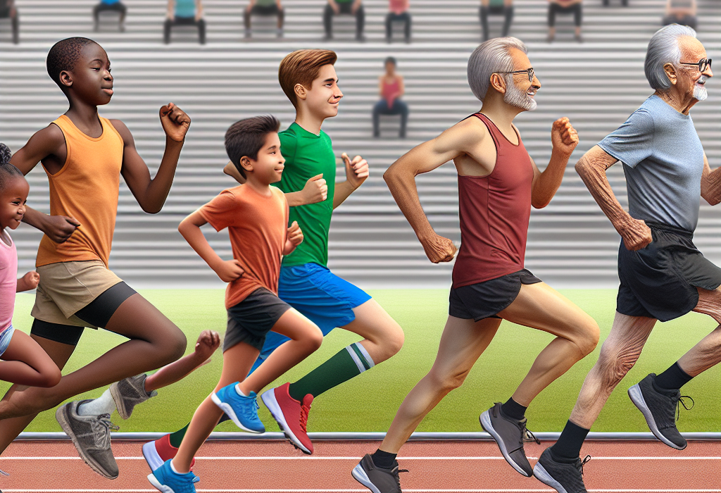 Comparaison des cours solo entre athlètes de différents âges