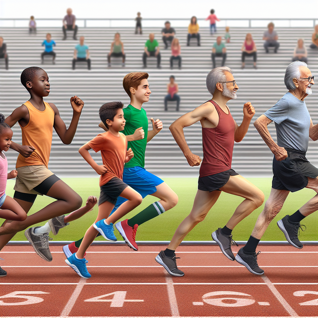 Comparaison des cours solo entre athlètes de différents âges