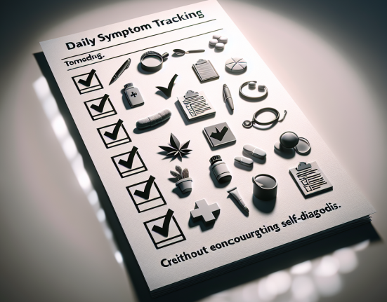 Liste de contrôle des symptômes pour un suivi quotidien sans autodiagnostic